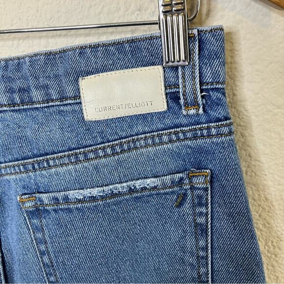 Current Elliot Boyfriend Jeans Distressed Cloudburst Women’s Size 28 - Picture 6 of 8